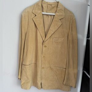 Schiatti & Co vintage leather suede blazer
